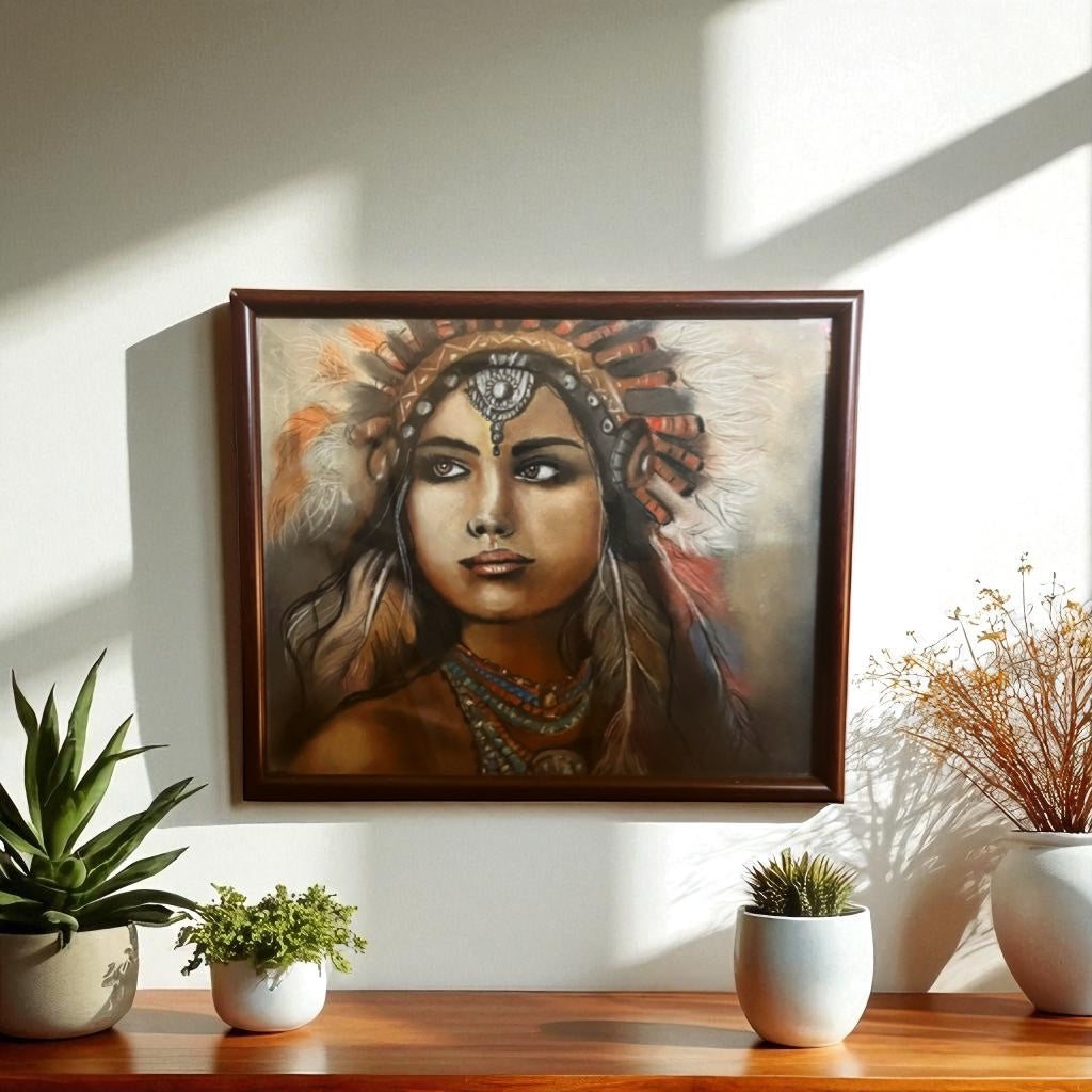 Indian Tribal Women - Soft Pastel